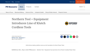 Northern Tool + Equipment Introduces Line of Klutch Cordless Tools - klutch tools manufacturer