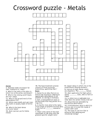 Major metals manufacturer crossword clue - Puzzle Page Answers - major metals manufacturer