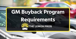 How Does the GM Buyback Program Work? A Step-by-Step Guide - manufacturer buyback