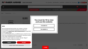 Manufacturer: Glock | Pistols, magazines, parts - Rainier Arms - glock manufacturer