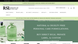 RainShadow Labs | Private Label Skin Care & Wholesale Skin Care - RSL - skincare manufacturer
