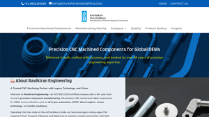 Ravikiran Engineering CNC Machined Parts Manufacturer India - machinery parts manufacturer