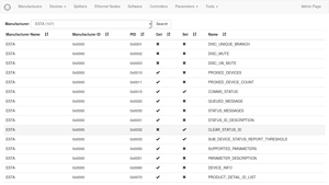 Search PIDs by Manufacturer - Open Lighting - esta manufacturer id