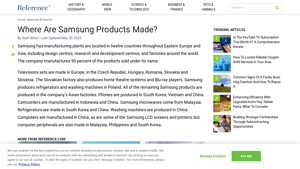 Where Are Samsung Products Made? - Reference.com - samsung manufacturer country