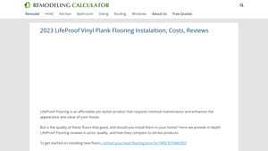 2023 LifeProof Flooring Installation, Prices, Reviews - Remodel Calculator - lifeproof flooring manufacturer
