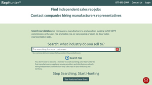 Sales Reps Jobs | Manufacturers Reps Find New Product Lines - RepHunter - manufacturer representative jobs