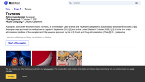 Tavneos - RxChat - tavneos manufacturer