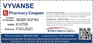 Vyvanse Coupon - Pharmacy Discounts Up To 80% - Rx Pharmacy Coupons - vyvanse manufacturer