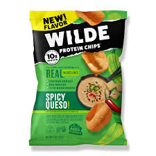 Wilde Chips Spicy Queso Protein Chips Same-Day Delivery | Costco - protein chips manufacturer