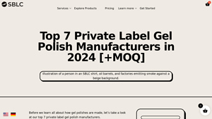 Top 10 Private Label Gel Polish Manufacturers in 2024 [+MOQ] - gel polish manufacturer