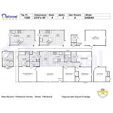 fleetwood floorplans - National Manufactured Homes - fleetwood mobile home manufacturer