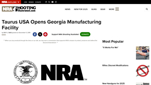 Taurus USA Opens Georgia Manufacturing Facility - taurus manufacturer