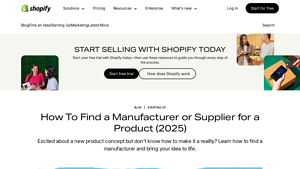 How To Find a Manufacturer or Supplier for a Product (2025) - manufacturer websites