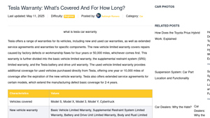 Tesla Warranty: What's Covered And For How Long? | ShunAuto - tesla manufacturer warranty