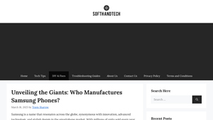 Unveiling the Giants: Who Manufactures Samsung Phones? - samsung manufacturer country