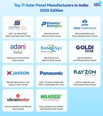 Top 11 Solar Panel Manufacturers in India - 2025 Edition - SolarSquare - solar plate manufacturer