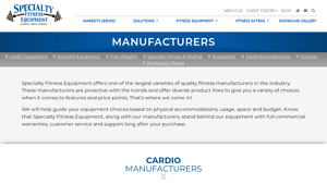 Gym Equipment Manufacturers - Specialty Fitness Equipment - gym equipment manufacturer