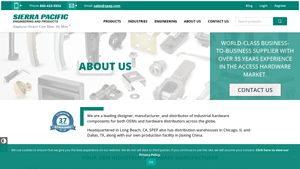 Industrial Hardware Manufacturers | Sierra Pacific Engineering & Products - hardware manufacturer
