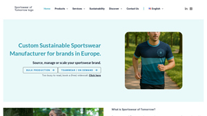 Sustainable Sportswear Production Partner for Brands in Europe - sportswear clothing manufacturer
