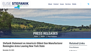 Stefanik Statement on America's Oldest Gun Manufacturer Remington Arms ... - oldest gun manufacturer