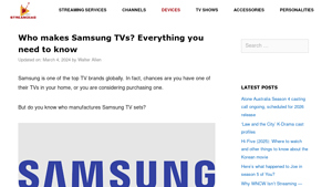 Who makes Samsung TVs? Everything you need to know - samsung manufacturer country
