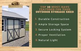 What Features Should You Look For In A Shed? - portable building manufacturer