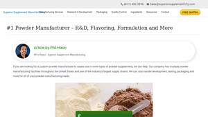 # 1 Custom Powder Manufacturer In USA - SSMfg - powder manufacturer