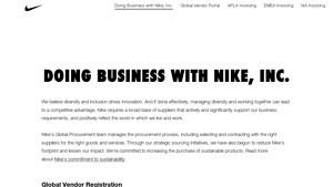 Doing Business with Nike - nike wholesale manufacturer