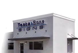 Custom Signs and Sign Installation | Testa and Sons Signs | Testa ... - sign manufacturer
