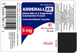 Adderall® (Dextroamphetamine Saccharate, Amphetamine Aspartate ... - adderall xr manufacturer website