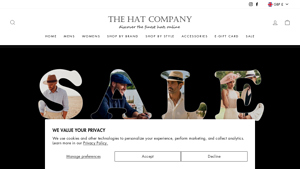 The Hat Company | Men's and Ladies Hats and Accessories - hat manufacturer