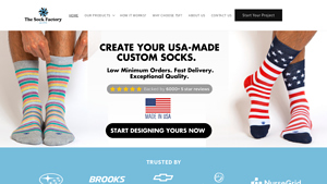 Custom Socks | High-Quality USA-Made Socks | The Sock Factory - socks manufacturer