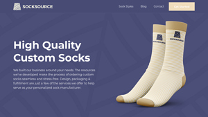 High Quality Custom Socks Made in the USA - socks manufacturer