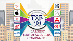Top 10 Largest Manufacturing Companies in the World - Thomson Data - manufacturer companies