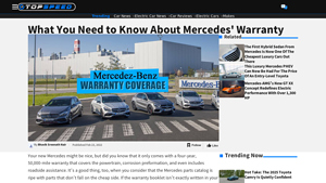 What You Need to Know About Mercedes' Warranty - Top Speed - mercedes benz manufacturer warranty