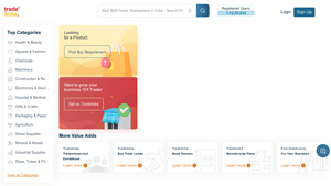TradeIndia - B2B Marketplace for Top Manufacturers, Exporters, Suppliers - manufacturer websites