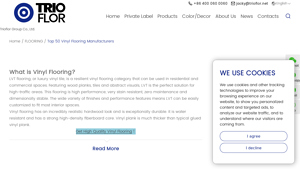 Top 50 Vinyl Flooring Manufacturers in the World - trioflor.net - lifeproof flooring manufacturer