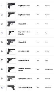 Top 12 Gun Brands in USA [Update 2024] - USA by Numbers - gun manufacturer names