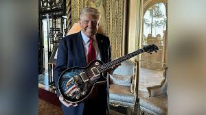 Donald Trump unveils custom guitars, some signed by him - USA TODAY - trump guitar manufacturer