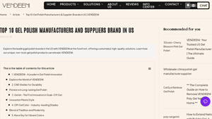 Top 10 Gel polish Manufacturers and suppliers brand in US - gel polish manufacturer