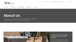 About Us - Vita Spa - spa manufacturer
