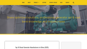 Top 10 Diesel Generator Manufacturers in China (2025) - generator manufacturer