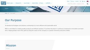 This is WEG | WEG - electric motor manufacturer