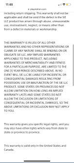 Faulty Playstation 5 - PS5 - Know Your Rights - playstation manufacturer warranty