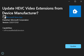 Download HEVC Video Extension for Free in Windows 10/11 - hevc video extensions from device manufacturer