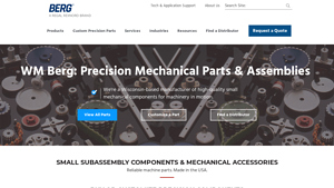WM Berg: Precision Mechanical Components for Industrial Machinery - machinery parts manufacturer