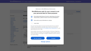 manufacturer - WordReference.com Dictionary of English - spell manufacturer