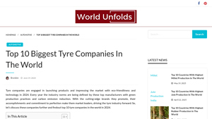 Top 10 Biggest Tyre Companies In The World - largest tire manufacturer