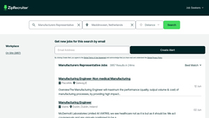 $69k-$115k Manufacturers Representative Jobs (NOW HIRING) - ZipRecruiter - manufacturer representative jobs