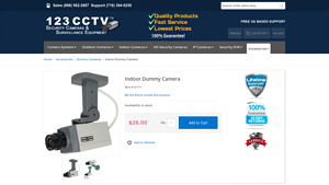 Indoor Dummy Camera - 123 CCTV - dummy camera company